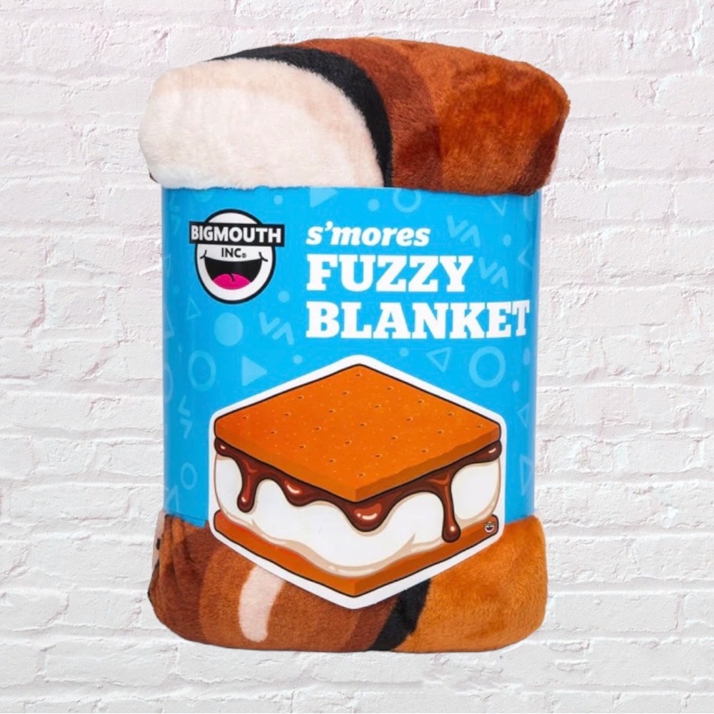 BigMouth Inc. S’mores Blanket - 5 foot Super Soft Fuzzy Throw Blanket
